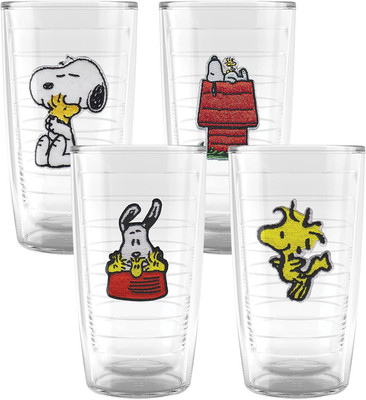 Peanuts Best Buddies Collection Snoopy Woodstock House Made in USA Double Walled