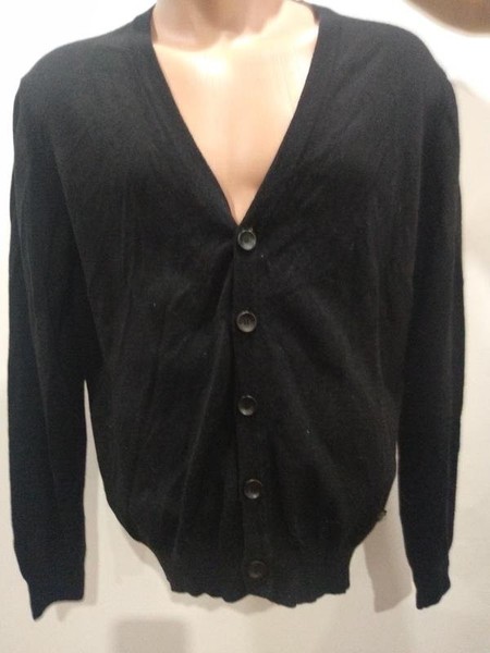 Men Armani Collezioni Sweater Black Wool 38 / M / #54V4