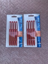 2 Packs of Paper Mate Flair Red Medium Felt Tip Pens. 4 in a Pack. Sealed