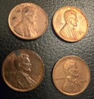 Lincoln Wheat Cents -1930-S, 1930-D, 1919-P, 1920-P  Extremely Fine-BU
