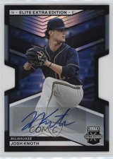 2023 Panini Elite Extra Edition Signatures Die-Cut 7/399 Josh Knoth #65 Auto tj1