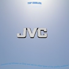 JVC emblem badge replacament logo decal sticker aufkleber graphic sign