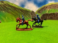 US 7th Cavalry Mounted Soldiers 54 MM Scale Plastic Figures