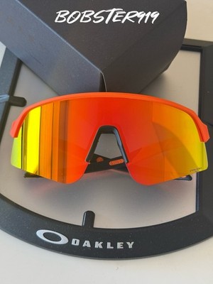 Oakley Sutro Lite Sweep OO9465 Matte Orange Frame Sunglasses PRIZM Road Lens NEW