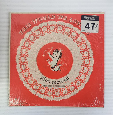 Gino Mescoli & His Orchestra, This World We Love In LP, Vesuvius LP No. 4401