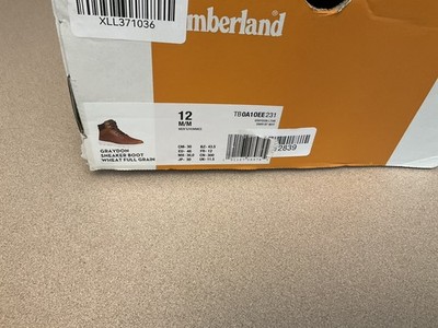 New! Mens Timberland Graydon Sneaker Boot Wheat Distressed Full Grain. Size 12M. Amazon.com | Timberland Men main image 3