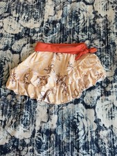 Disney Parks Moana Deluxe Floral Hawaiian Swimsuit Skirt Cover Up Girls size 2Y