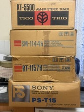 Stereo 1978-1980 —Tuner AM-FM/ Amplifier / Cassette Deck  and Turntable System.