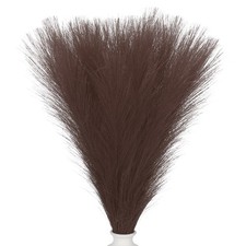 21.7in Pampas Grass Decor, 50pcs Artificial Pampas Grass Bulk, Dark Brown