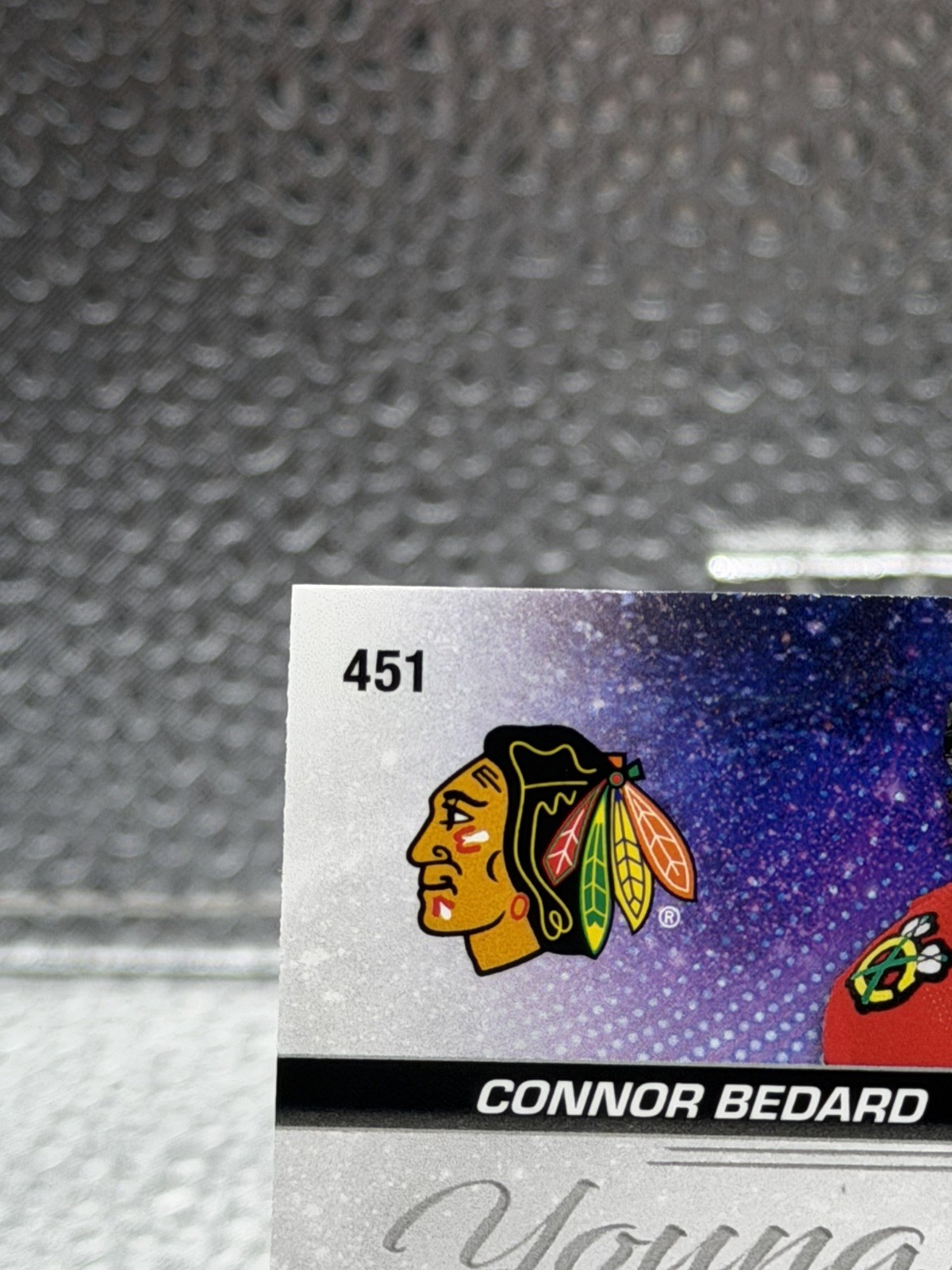2023-24 Upper Deck Series 2 Connor Bedard RC Young Guns Blackhawks Rookie #451 view 4