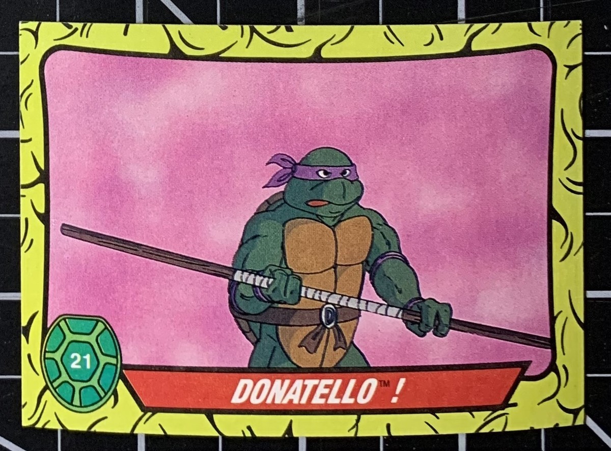 1989 Topps Teenage Mutant Ninja Turtles Series 1 Card - #21