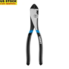 8 Inch High Leverage Diagonal Pliers Comfort Grip Non Slip Cutting Tool New