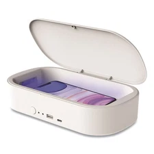 NuvoMed PUS60883 Portable UV Sterilizer for Mobile Phones - White New