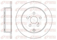 2x REMSA Bremsscheiben Hinten für TOYOTA CELICA (ZZT23) OPA (ZCT1, ACT1)