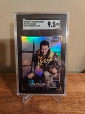 2022 Topps Stadium Club Chrome Ted Williams Blue Refractor 44/199