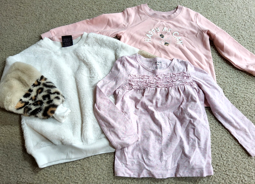 Girls' Size 4T 23 piece clothing lot shirts shorts pajamas swimsuit more - Picture 15 of 16