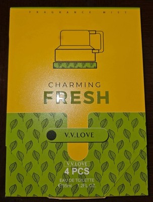 Charming Fresh V.V. Love 4 Piece Set Eau de Toilette 1.2FL Oz. 35 ML Spray New