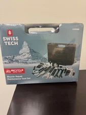 Swiss+Tech 30PC Bike Repair Tool Kit Bicycle Maintenance Tool Set w/Storage Case