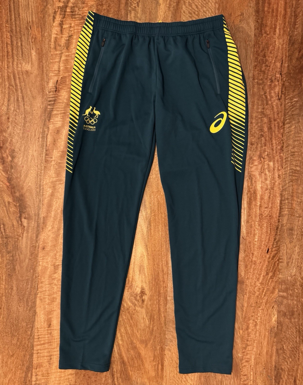 Team Australia 2020 Olympic Games Athlete Issue ASICS Tracksuit Pants Men’s 2XL