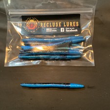 8 Pack Soft plastic worms 5 Inch Wacky Worm