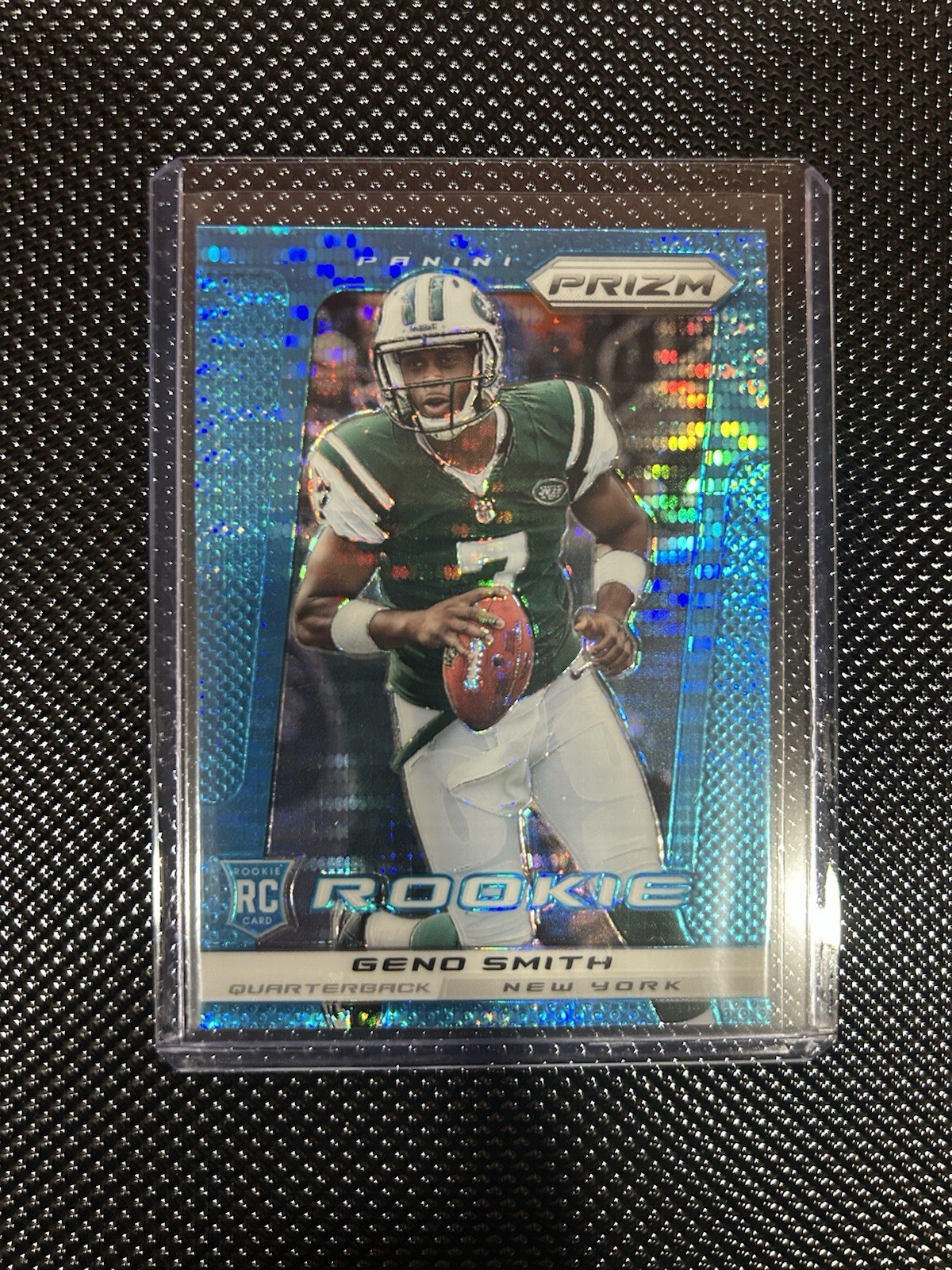 2013 Panini Prizm - BLUE PULSAR PRIZM #238 Geno Smith (RC) Rookie Card