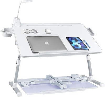 iXTRA Laptop Lap Desk with Cooling Fan Adjustable Bed
