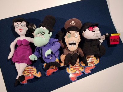 Complete Villains Lot Rocky & Bullwinkle CVS Plush Boris Natasha Snidely Leader