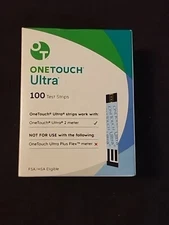 One Touch Ultra Test Strips - 100 Ct Exp. 08-31-2026 or better