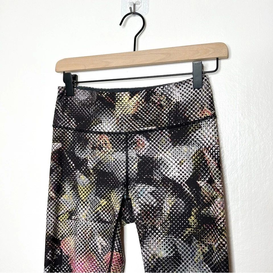 PrAna Roxanne Floral Geometric Printed Athletic Workout Mid Rise Legging XS - Image 2 of 4