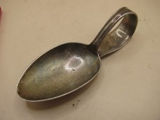 Antique Continental Silver Baby Feeding Spoon Perfect For Tea Caddy Spoon