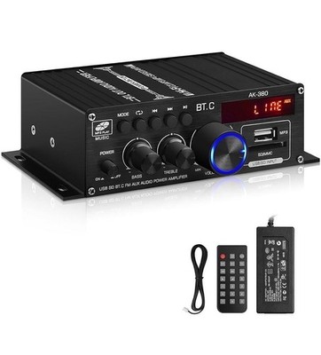 Suacopzar - AK-380 USB SD BT.C FM AUX Audio Power Amplifier