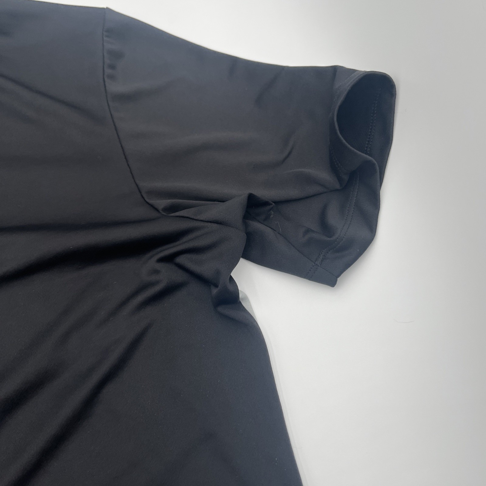 Adidas Golf Men's Extra Large XL Polo Shirt Black Gray Performance Short Sleeve thumbnail 8