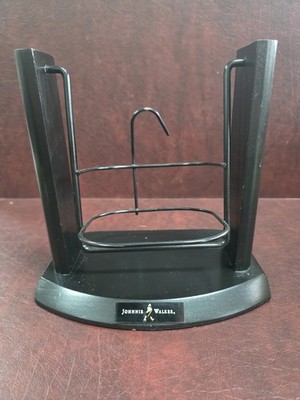 vintage Johnnie Walker branded whiskey bottle swing cradle