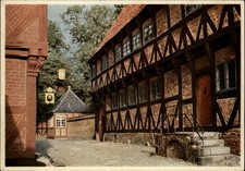 Den Gamle By Aarhus vintage postcard e773