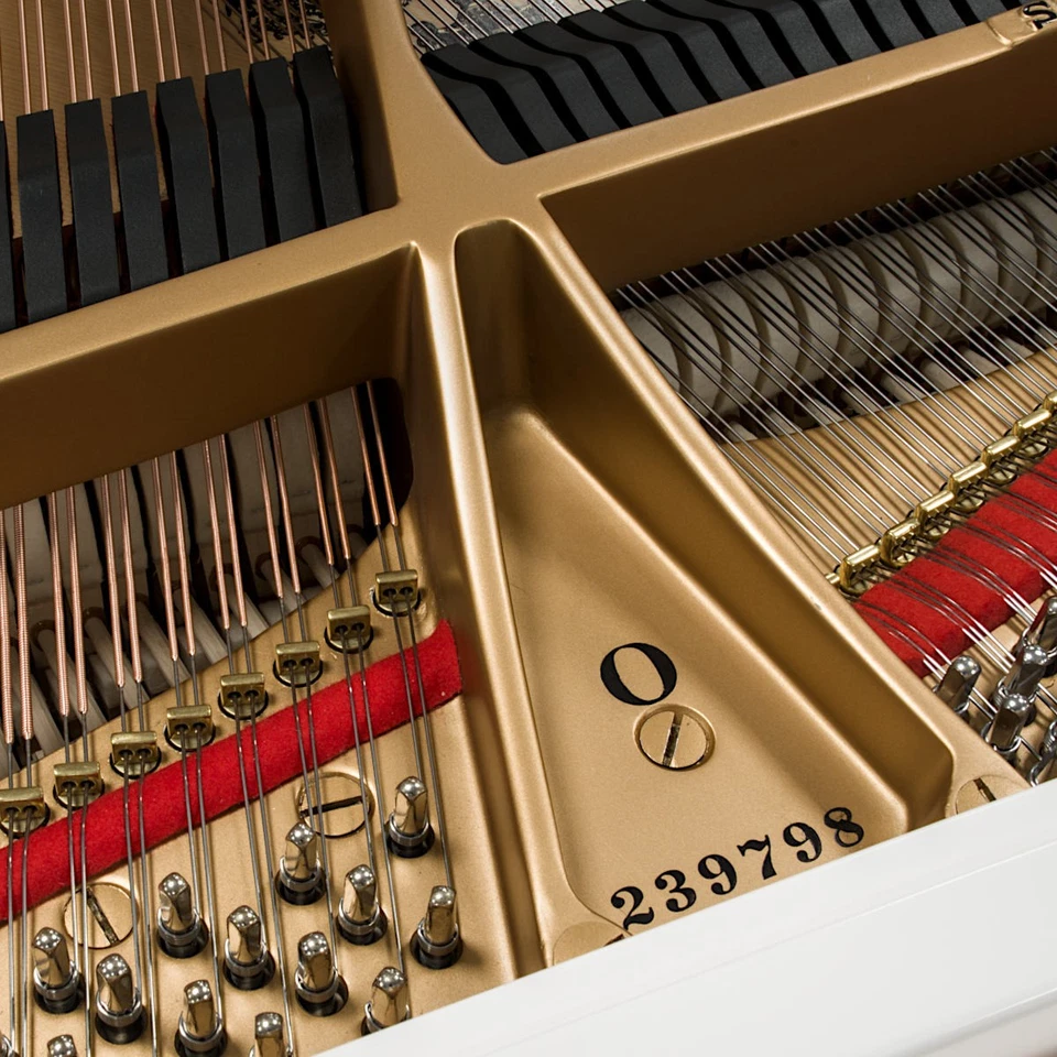 Piano À Queue Steinway & Sons, O-180, Blanc Brillant, Année 1925 - Photo 3/4