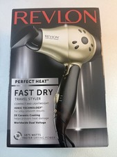 Secador de pelo plegable Revlon Perfect Heat 1875W dorado/negro 2 térmicos RVDR5005 Revlon