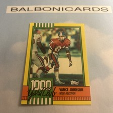 1990 Topps - 1000 yd. Club Vance Johnson #21 NM+ Free Shipping!