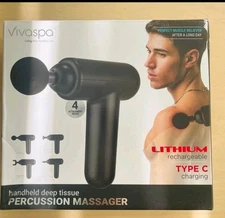 Vivatar Vivaspa Handheld Deep Tissue Percussion Massager