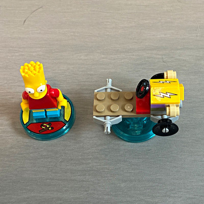 LEGO The Simpsons Minifigur Bart Simpson aus Kunststoff mit Zubehör