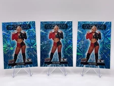 Toni Storm 2023 Upper Deck AEW All Elite Wrestling Blue Dazzlers SP Lot (3) QNTY