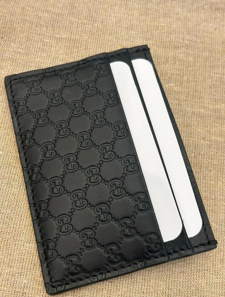 !! Top Herren Gucci Kartenetui 100% Original Leder Schwarz !!! - Bild 4 von 4