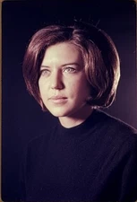 Vintage 1965 35mm Ektachrome Slide — Studio Portrait of Young Woman, Elegant