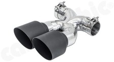 CARGRAPHIC Sport-Endrohr 89mm Leichtbau Matt-Schwarz 981 Boxster Cayman Endrohre