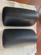 03-10 Vw Convertible New Beetle Black Leather Rear Seat Head Rest Headrests 03-10 Vw Convertible New Beetle Black Leather Rear Seat Head Rest Headrests