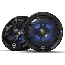 Wet Sounds REVO 8 SW-B V3 - Revolution Series 8" Marine Coaxial Speakers with...