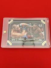 2024 Topps Chrome UFC Israel Adesanya #81 Black Refractor /10