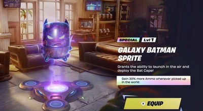 Galaxy Batman Sprite In-Game Item