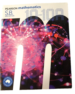 Pearson Mathematics 10-10A S.B. Second Edition Australian Curriculum with code
