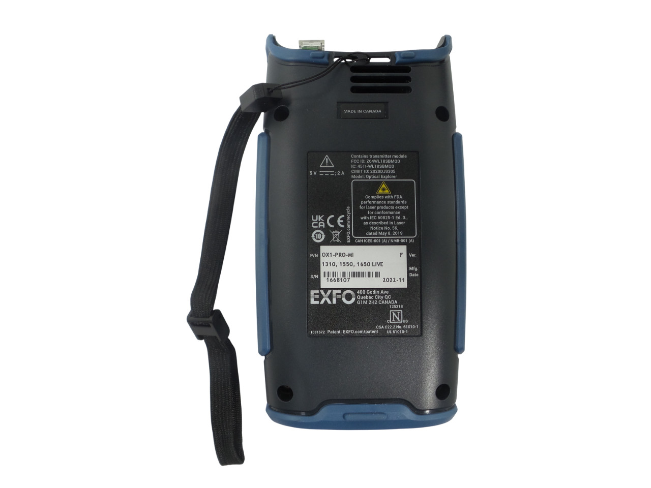 EXFO OX1 Optical Explorer Fiber Multimeter Tester OX1-PRO-MI  - Free Shipping