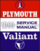1963 Plymouth Reparaturhandbuch Belvedere Fury Valiant Savoy Servicebuch